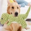 Soft Dinosaur Dog Toy with Sound (Bite resistant)