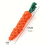 5 Piece Carrot Shaped Durable Pet Chew Rope Toy for Interactive Play