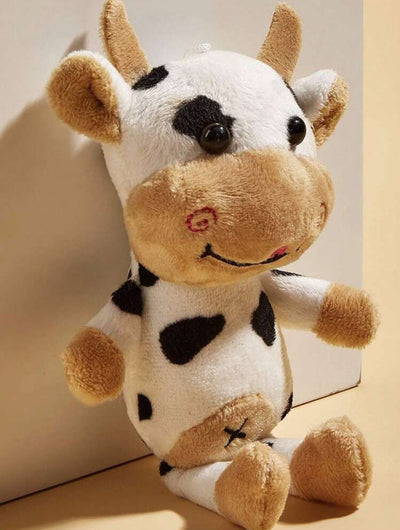 Soft Cow Pet Anxiety Relief Durable Chew Toy for Interactive Playing