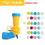 Interactive Toy for Cat Plush Ball Launcher with 30 Pieces Random Color Plush Balls