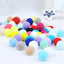 Interactive Toy for Cat Plush Ball Launcher with 30 Pieces Random Color Plush Balls