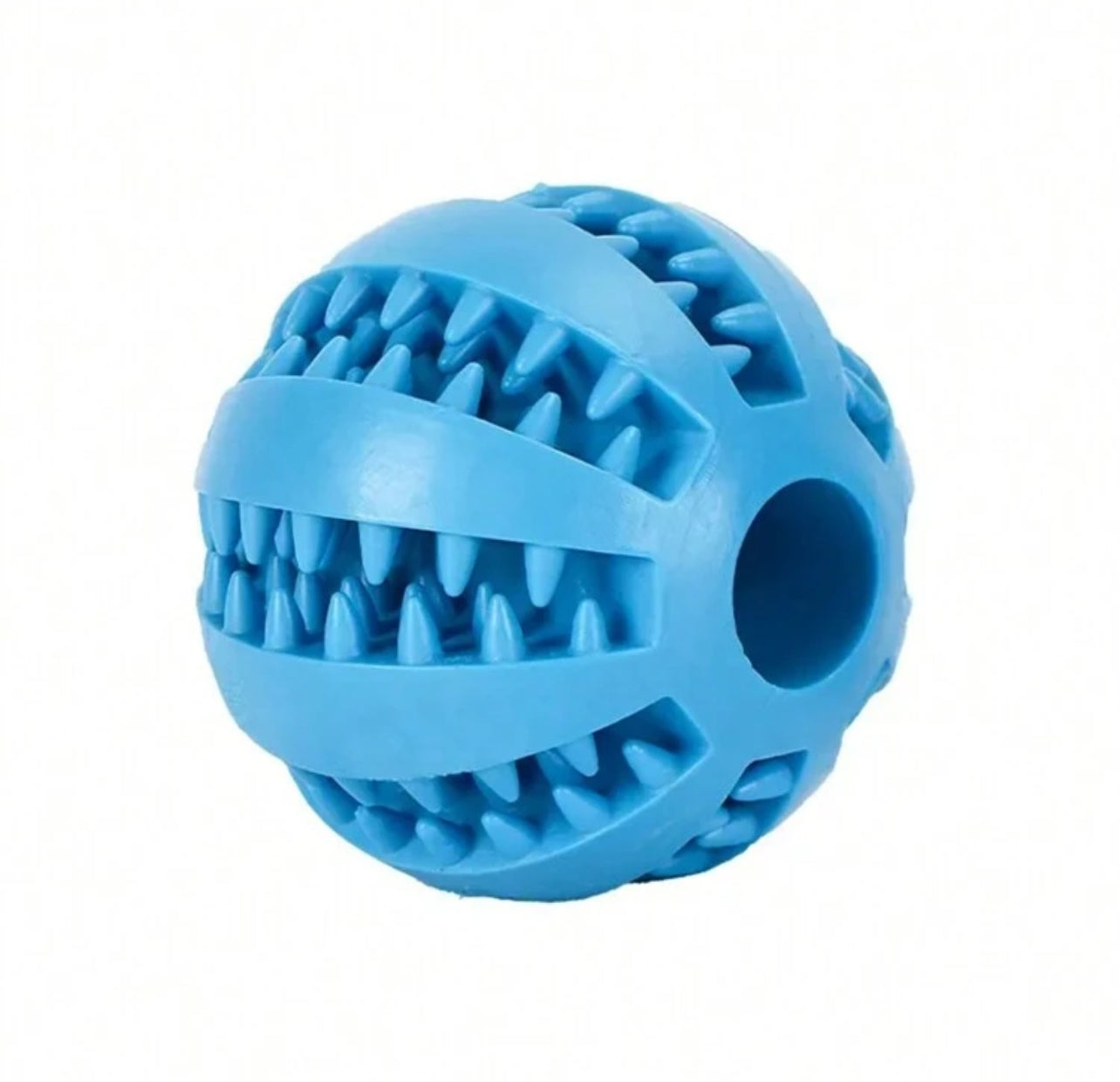 Extra Tough Rubber Interactive Ball for Dog with Teeth Cleaning Feature