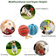 Extra Tough Rubber Interactive Ball for Dog with Teeth Cleaning Feature