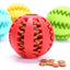 Extra Tough Rubber Interactive Ball for Dog with Teeth Cleaning Feature