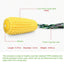 Corn Shaped Interactive Dog Chewing Toy with Rope and Sound