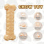 Durable Dog Chewing Bone Toy with Peanut Butter Flavor