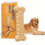 Durable Dog Chewing Bone Toy with Peanut Butter Flavor