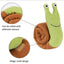 Interactive Dog Toy with Snail Shape Feeder Puzzle, Squeaking Plush Dog Toy for Chewing &b Training