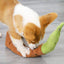 Interactive Dog Toy with Snail Shape Feeder Puzzle, Squeaking Plush Dog Toy for Chewing &b Training