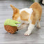 Interactive Dog Toy with Snail Shape Feeder Puzzle, Squeaking Plush Dog Toy for Chewing &b Training