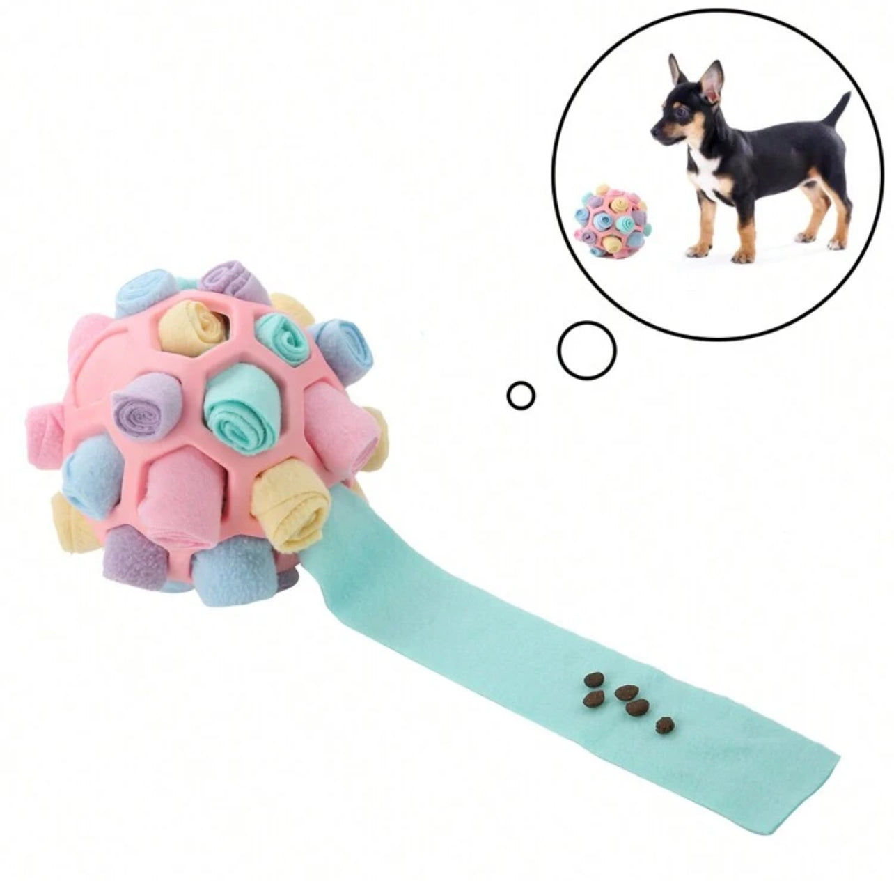 Interactive Block Ball Design Dog Toy for Fun and Training