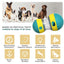 Slow Food Release Interactive Dog Rolling Ball, Slow Feeder Training Toy