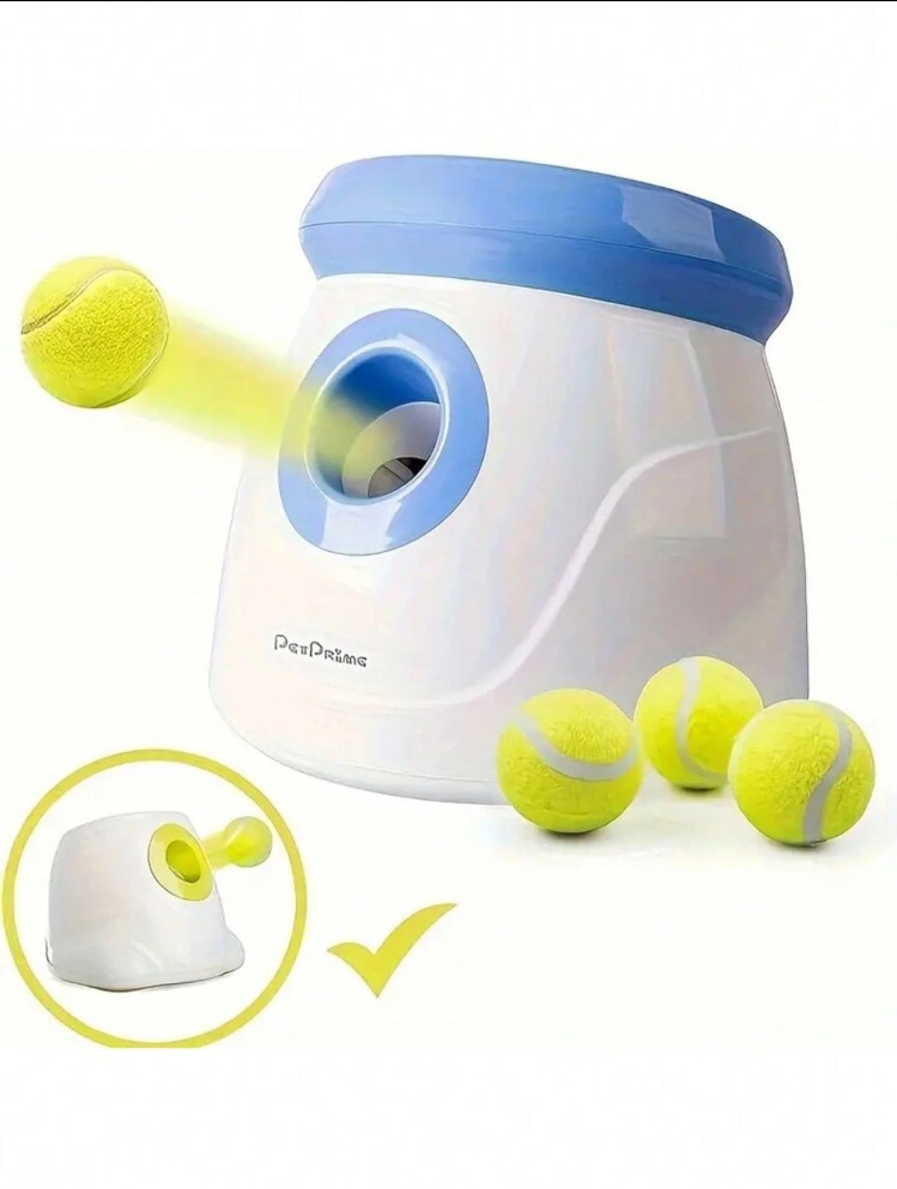 Interactive Dog Net Ball Fetcher for Small to Medium Breed Dogs