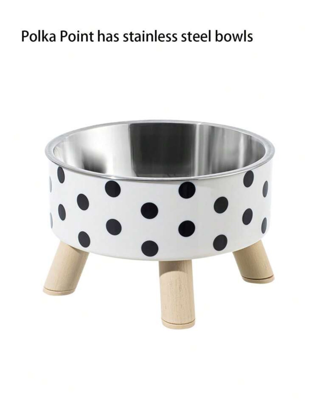 Food Bowl, Adjustable Hight - Suitable for Dogs and Cats, Stainless Steel or Plastic Options