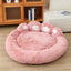 Plush Pet Bed in Paw Design