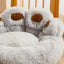 Plush Pet Bed in Paw Design