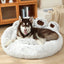 Plush Pet Bed in Paw Design