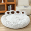 Plush Pet Bed in Paw Design