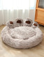 Plush Pet Bed in Paw Design