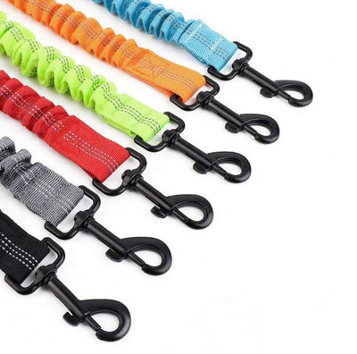 No Tangle Double Dog Walking and Training 360 Degree Swivel Leash, Comfortable, Reflective and shock Absorbent Bungee Lead Walk for 2 Dogs