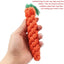 5 Piece Carrot Shaped Durable Pet Chew Rope Toy for Interactive Play