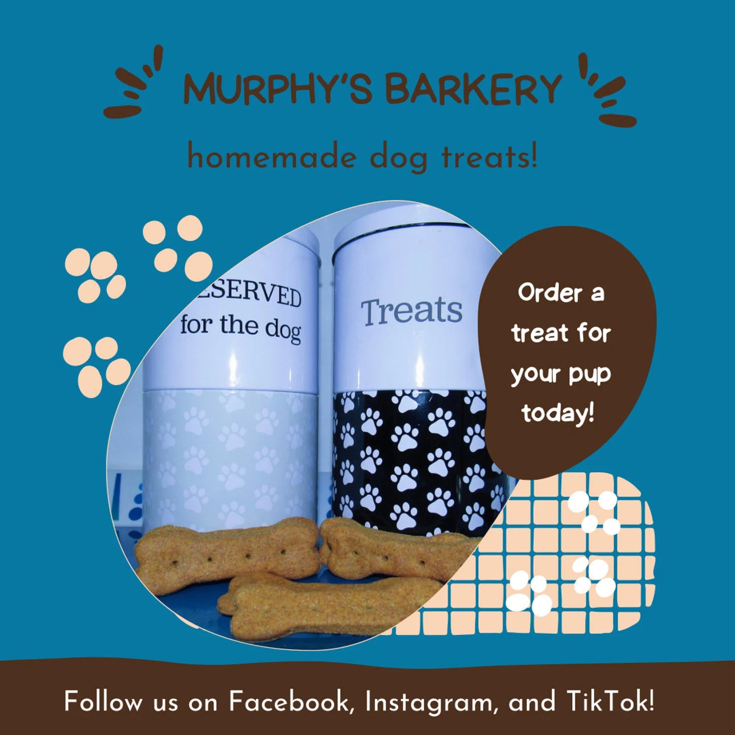 Dog Treats-Training Treats- Delicious Homemade Cookies for Dogs in a shape of Bones